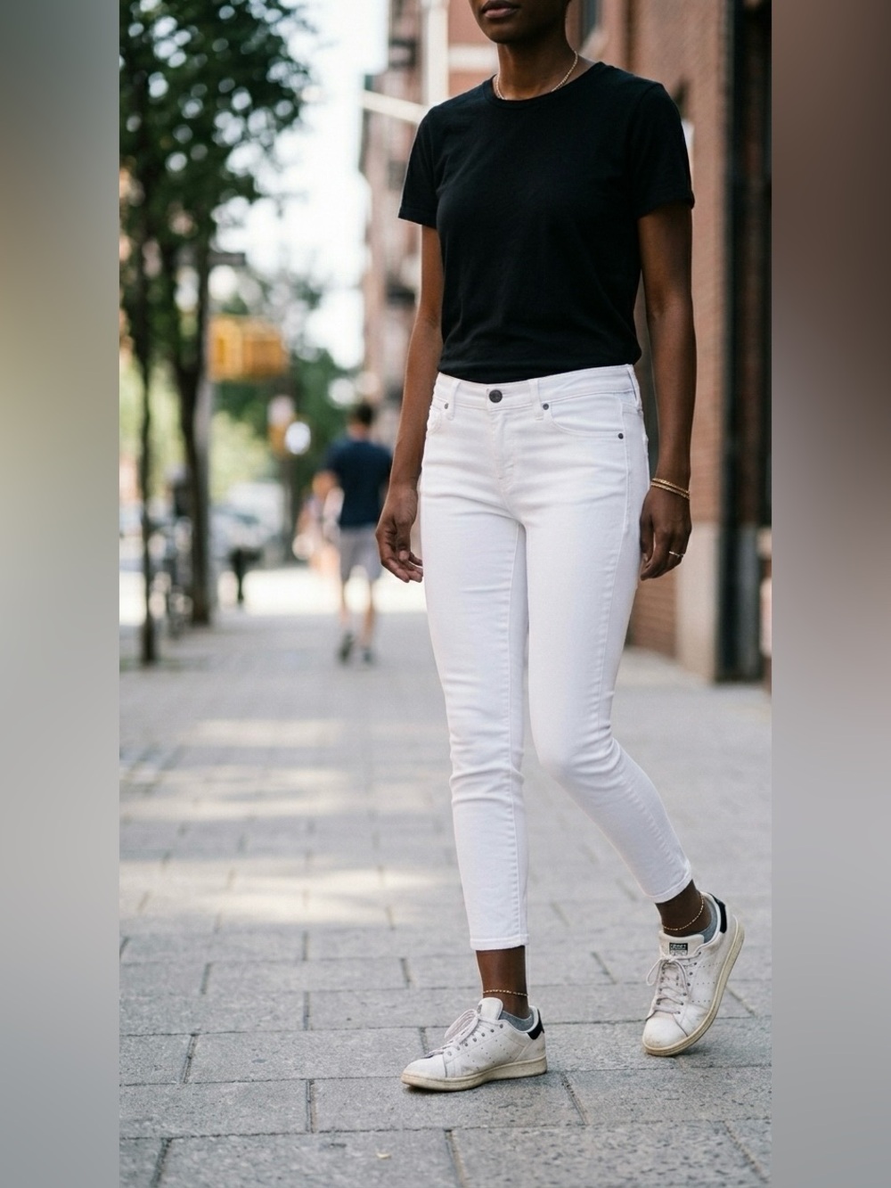 Citizen of Humanity Phantom Cropped  Skinny Jeans – White, Size 28